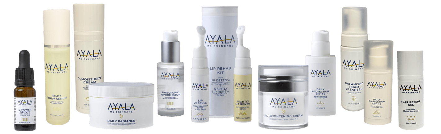 Ayala MD skincare products